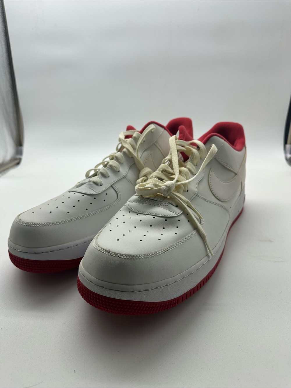 Nike Air Force 1 Low '07 'Cream' sneakers size 17 red/cream uptown